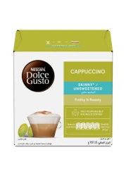 Nescafe Dolce Gusto Cappuccino Skinny Coffee, 16 Capsules