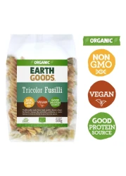 Earth Goods Organic Tricolor Fusilli 500g