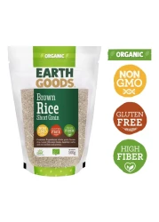 Earth Goods Organic Short Grain Brown Rice 500g