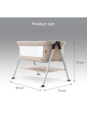 Teknum SLEEPZEN 2 Bedside Crib Bassinet - Ivory