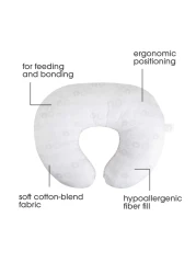 Boppy Nursing Pillow Bare Naked Original Support Boppy Pillow Only Nursing Pillow Cover Sold Separately Ergonomic Nursing Essentials for Breastfeeding and Bottle Feeding with Firm Fiber Fill