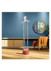 Philips Upright Garment Steamer STE1020/46, 1800 W, 1.8 L, Soft Red, 1000 Series, Plastic Steam Plate