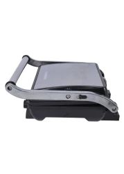 Olsenmark 2000W Super-Jumbo Grill Sandwich Maker - OMGM2441, Non-Stick Coated Plates, Opens 180 Degrees with Cool Touch Handle, Adjustable Temperature &amp; Timer with Indicator Light, 2 Year