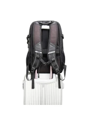 Arctic Hunter 26 L Laptop Backpack Water Resistant Anti-Theft Pocket with USB Port and Separate Laptop Compartment Premium Office Backpack B00387 Black