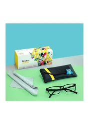 TOM OLIVER JUNIOR Blue Light Blocking Computer Screen Glasses - Anti Blue Light, Protection Eyewear for Children from Digital Screen Time for Boy&#39;s &amp; Girl&#39;s Age 5 - 12 (Rectangle, Black)