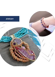 Beadalon German Style Wire for Jewelry Making Round Silver Plated 22 Gauge 500 ft