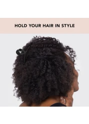 KitschLarge Hair Clips for Women Jumbo Loop Hair Claw Clips for Thick Hair Big Hair Clip Claw Clip for Teen Girls Stylish Banana Clip Hair Styling Accessories 2pc TortoiseBlack