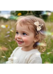 Ruyaa Hair Clips 40Pack Premium Quality Lightweight Hair Bows Snap Clips in 20 Colors Baby Barrettes Hair Pins Hair Bows for Pigtails Hair Accessories for Kids Children