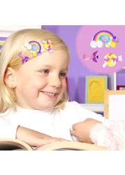 SKYNEO Baby Hair Clips Pin Barrettes for Girls Toddler Girls Accessories Kids Clips Styling Flower Rainbow Candy Fruits Butterfly Cute 42 Pieces
