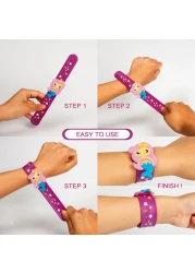 مجموعة من 12 قطعة من الأساور القابلة للتعديل ذات الطابع البحري للفتيات - مثالية للحفلات والمرح اليومي