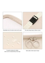 Mei Lifestyle 7-Piece Travel Storage &amp; Luggage Organizer Set &ndash; Clothing Packing Bags for Travel, Pink