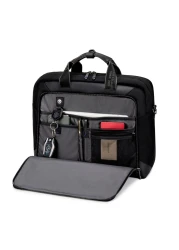 Arctic Hunter Shoulder Laptop Bag Anti-theft 15.6 Inch Laptop Compartmented Messager Bag with Adjustable Shoulder Strap for Men and Women GW0004 Black