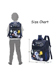 Eazy Kids Astronaut School bag-Blue
