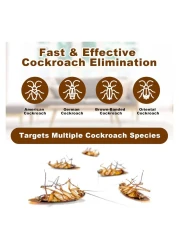 Cockroach Killer Gel Bait - Safe &amp; Effective Pest Control for Indoors &amp; Outdoors 10g
