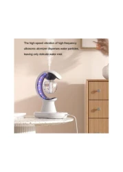 3-in-1 Electric Mosquito Killer Lamp with Humidifier &amp; Night Light &ndash; USB Rechargeable Bug Zapper, Silent Operation, Air Purifier &amp; Sleep Aid for Indoor/Outdoor Use
