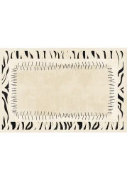 سجادة حديثة من المخمل الكريستالي مضادة للانزلاق لغرفة المعيشة وغرفة النوم بمواد ناعمة ومقاومة للبقع (120X160)