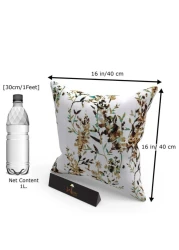 Gardenia Natural Jute &amp; Cotton Fabric Cushion Cover