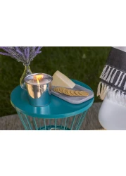 TIKI Brand BiteFighter Citronella Mosquito Repellant Wax Candle for Outdoors Metal Bucket Silver 17 oz 1418014