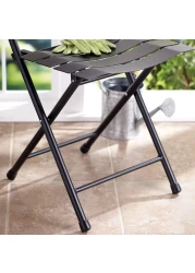 Softtouch 114 Inch Rubber Folding Metal Chair Leg Cap Replacement Black 2 Pieces