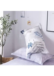 GOLDEN HOME 6-Piece King Size Duvet Cover Set, 1 Duvet Cover + 1 Fitted Sheet + 4 Pillow Cases, Microfibre, Muesli