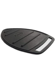 Encasa Homes Silicon Mat for Hot Iron Rest Heat Resistant Anti Slip Thicker Pad for Protecting Your Table During Ironing NonBurning Machine Washable Durable Black