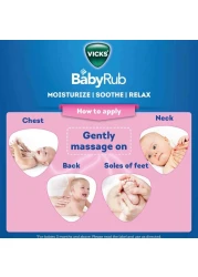 Vicks Babyrub Soothing Vapour Ointment Clear 50g