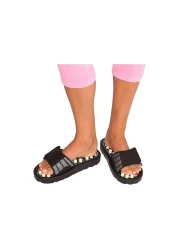 جهاز تمليس القدم بالضغط / شبشب مدلك للقدم / صنادل العلاج المغناطيسي بالضغط الربيعي / شبشب القدم العلاج بالضغط الدوار للرجال والنساء