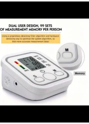 Blood Pressure Monitor Digital Wrist Blood Pressure Machine Automatic Cuff BP Detector 2x99 Readings Memory Large Display Voice With Carrying Case