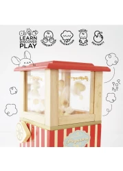 Le Toy Van Wooden Honeybake Retro Popcorn Machine Cinema Kitchen Or Movies Pretend Play Movie Night Role Kids Play Toy