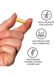 Hairtamin Healthy Hair Growth Vitamins - Biotin Hair Growth Supplement - 30 Capsules - Hair Vitamins To Help You Grow Gorgeous, Longer Stronger Looking Hair