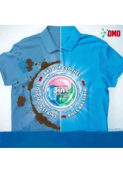 أومو 3 في 1 كبسولات غسيل مزيلة للبقع بالأوكالبتوس 15 كبسولة