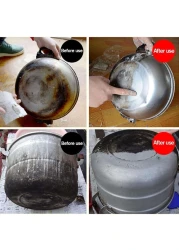 مسحوق تنظيف قوي للأفران وأدوات الطهي معجون تنظيف متعدد الأغراض للفولاذ المقاوم للصدأ والمقالي والشوايات ومواقد الطهي