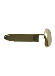 Clipco Paper Fasteners Medium 34Inch Brass Plated 100Pack