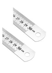CRAFT MAGIC Heavy Duty Stainless Steel Ruler Set &ndash; 12 Inch (30 CM) Metal Rulers Pack of 2 Perfect Straight Edge for Precise and Accurate Measurements
