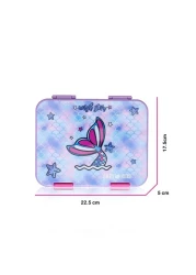 Eazy Kids 5 &amp; 4 Convertible Bento Lunch Box wt Sandwich Cutter Set - Gamer Girl