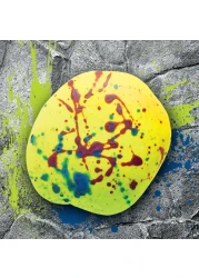 Hinkler Craft Maker Neon Rock Art Kit - DIY Rock Painting Set includes 24-page book, 4 rocks, paintbrush, double-ended neon paint pen, paint pots,