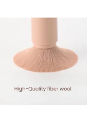 مجموعة فرش مكياج متعددة الأغراض من Mei Lifestyle مكونة من 4 قطع مناسبة للسفر