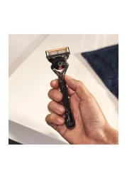 جيليت ماك 3 توربو شفرات لإعادة التعبئة لماكينة الحلاقة للرجال - أزرق 12 قطعة