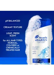 Head &amp; Shoulders Classic Clean Anti-Dandruff Shampoo White 400ml+200ml