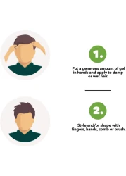 Dabur Vatika Naturals Strong Hold Spike Up Styling Hair Gel Green 250ml