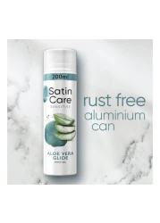 Gillette Venus Satin Care Aloe Vera Glide Scented Shave Gel For Sensitive Skin 200ml