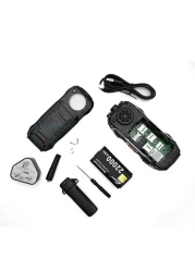 Mobile with 2 SIM card slots and a 20,000 mAh battery featuring LED light not just your typical 3 in 1 device.