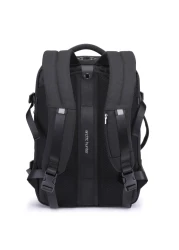 Arctic Hunter Expandable Travel Backpack Water Resistant 180&deg; Opening Built In USB/Headphone Port Computer Bag for Men Women B00350 Black