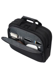 Cabinpro Premium Laptop Bag 15.6-inch Water Resistant Shoulder Computer Bag with Adjustable Shoulder Strap for Men and Women CP013 Black