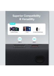 Portable Charger, 15W Power Bank Fast Charging, 10000mAh Slim Battery Pack Charger Portable with USB C In & Out for iPhone 15 14 13 12 11 Samsung S24 S23 S22 Google LG iPad and More- Black