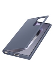 Samsung Smart View Wallet Case Cover for Galaxy S24 Violet