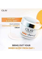 Olay Luminous Niacinamide + Vitamin C Face Moisturizer White 50g