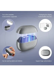 مقص أظافر كهربائي بشفط مغناطيسي - مقص أظافر أوتوماتيكي قابل لإعادة الشحن عبر USB مع ضوء LED وصندوق تخزين لشظايا الأظافر، مقص آمن ومحمول للبالغين والأطفال