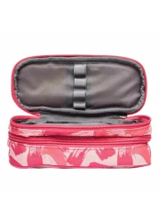 وينغر حافظة أقلام ذات حجرتين باللون الوردي 23 سم