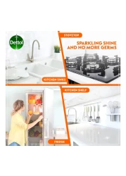 ديتول مطهر برائحة الليمون 500 ملل مع منظف المطبخ 500 ملل